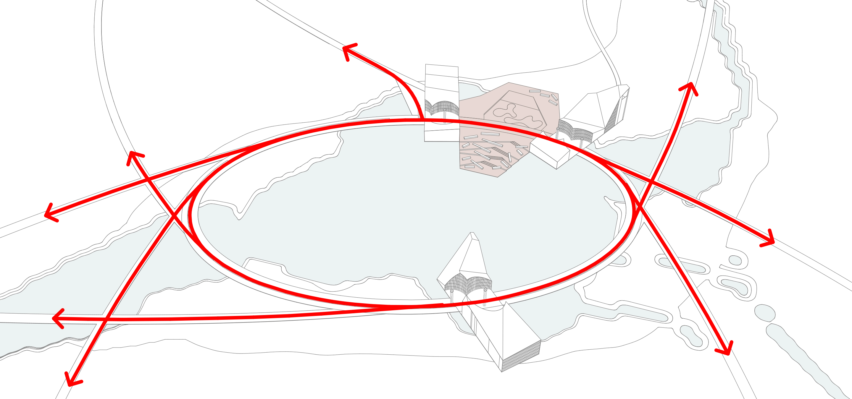 Design diagram 6 for Murmansk valley park, Murmansk, Russia.